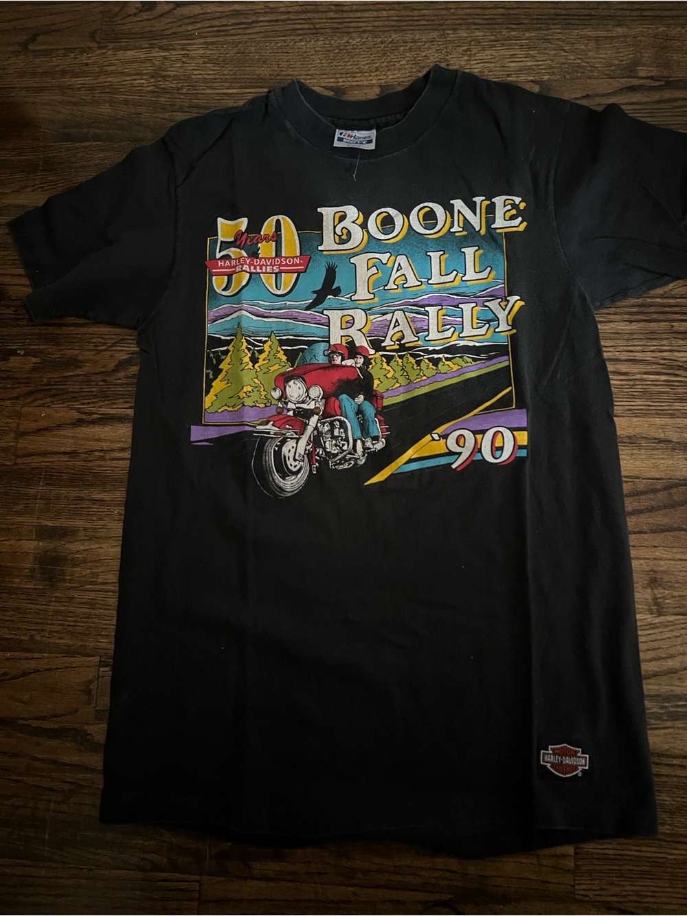 Hanes Black Graphic Tee with Tag